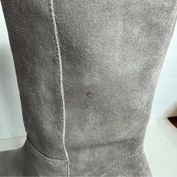 EUC. Lucky BRAND Women's Zaahira Mid Calf Boots. Size 11. Gray boots, no box - Picture 6 of 13